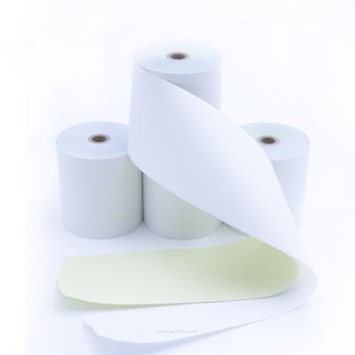 China Carbnless Paper Rolls Computer State Printing Paper High Quality NCR Paper Carbonless Copy Paper for sale