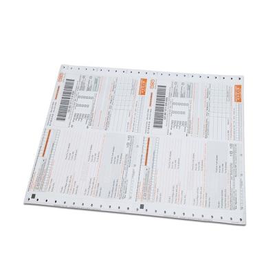 China Factory Direct Sales Printing Packing Slip Printing Multi-Yarn Express List Paper Carbonless Printing Express List for sale