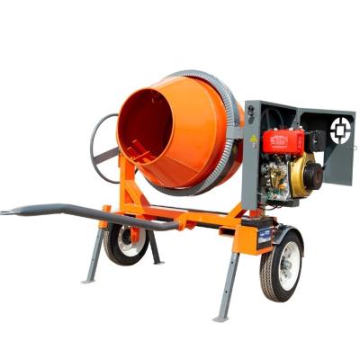 China Portable Construction Diesel Concrete Mixer 350L 500L for sale for sale