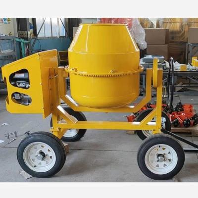 China 700L 800L 4 wheels electric motor cement concrete mixer machine for sale