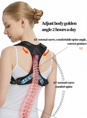 China comfortable & Hot Selling Breathable Improved Adjustable Back Posture Corrector for Lower Back Women and Men for sale