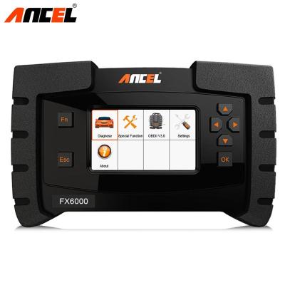 China Universal Car OBD2 Engine Scanner Ancel FX6000 Full Diagnostic System Service Fuction ECU Coding Automotive Scanner Tools Free Update for sale