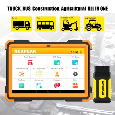 China NEXPEAK K2 Universal Heavy Duty Truck Scanner Engine ABS DPF Full System Diesel OBD2 Diagnostic Truck Diagnosti for sale