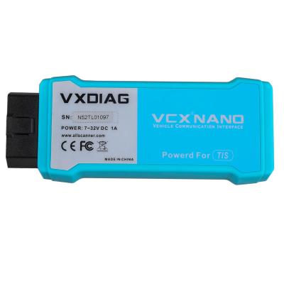 China Universal Wifi VXDiag VCX Nano For TIS Techstream V16.20.023 Compatible With SAE J2534 Support Year 2020 for sale