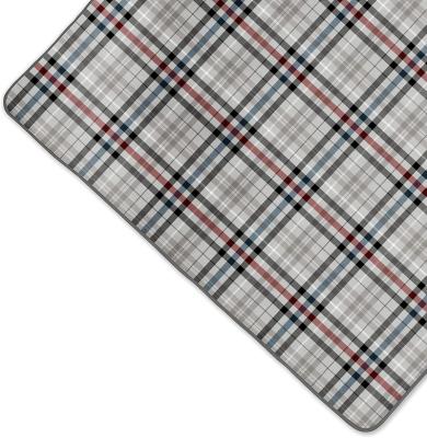 China Wholesale Hot Sale Special Waterproof Large Polyester Plaid Viable Fold In A Pocket Picnic Blanket for sale