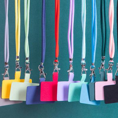 China Long Neck Hanging Lanyard Adjustable Detachable Card Insert Phone Lanyard New Mobile Phone Hanging Detachable Rope Span Tie For Cell Phone Case Strap for sale