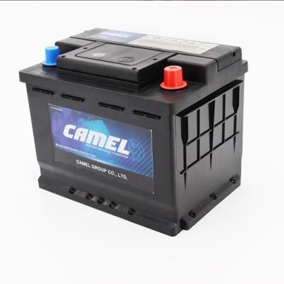 China Factory Camel Brand BCI 2S Replacement Maintenance Free Battery 12V 60Ah Flooded Lead Acid Battery Car 242*175*190*190mm for sale