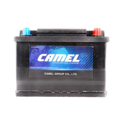 China Factory Camel BCI Lead Acid Batteries 12V 48 Jump Start Car Battery Best Brands AH 242*175*175*175MM for sale