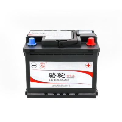 China Home Appliances Smart Lifepo4 Camel Brand 20Ah 24V Lithium Battery Start Stop Car Battery for sale