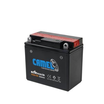 China Camel Brand Rechargeable Sealed Lead Acid Battery 12V Motorcycle Dry-Cell Electric Batteries For Lifan 02 (E10) for sale