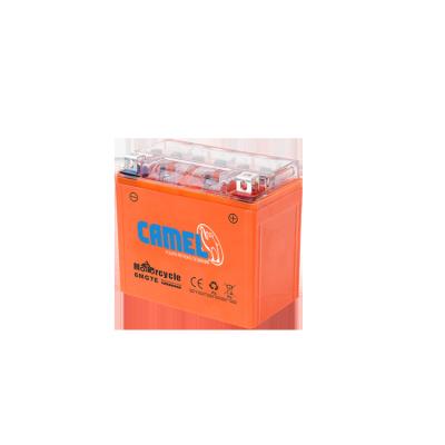 China Camel Brand Electric Gel Lead Acid Battery Motorcycle 12V 6Ah Maintenance Free Battery 02 (E10) for sale