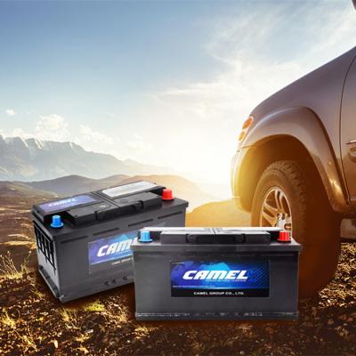 China Camel Brand 12V Car Lead Acid Battery For Mercedes Benz BMW Audi 352 175 190 190mm for sale