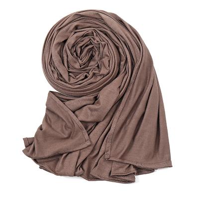 China 2021 Girle Ladies Women Hijab News Hot Thick Hijabs Scarf 240g Color Modal Islamic Modal Scarf Ladies Hijabs for sale