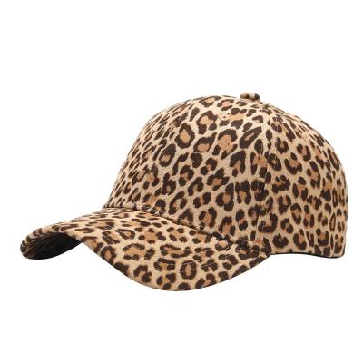 China 2021 Hot Selling Custom Hats Autumn Spring Cotton Cap Mens Stylish Leopard Baseball COMMON Hats for sale