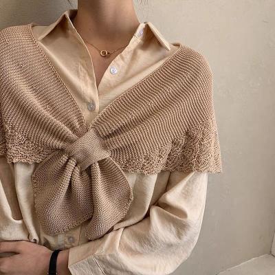 China 2021 New Wholesale Women's Cape Sweater Pattern Breathable Knitting Cape Crochet Spring Women's Cape Sweater for sale