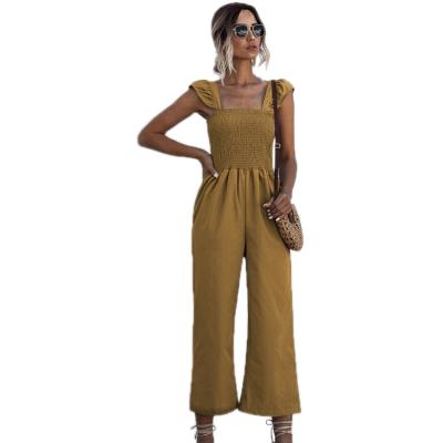 China Spring Viable Summer Tube Pull Pocket Straight Overalls New 2019 Women for sale