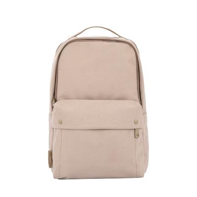 China Anti Theft Men's Canvas Business Casual Backpack Canvas Backpack With Leather for sale