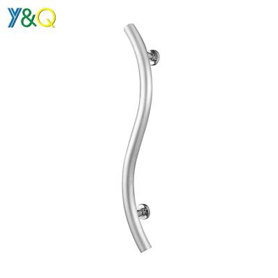 China New Modern Hardware Pull Handle Stainless Steel Glass Door Handle for sale