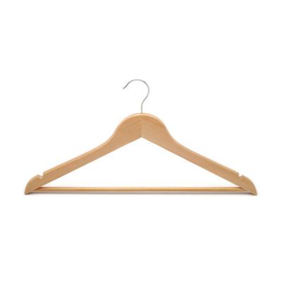 China DISPLAY Hot Sale Regular Wooden Hanger Wooden Garment Hanger for sale