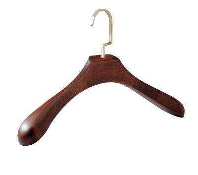 China SHOW Luxury Fashion Wooden Coat Hanger for sale