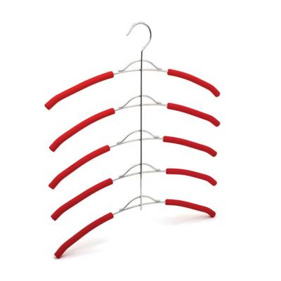 China FURNITURE 5 layers of EVA foam covered hanger for sale