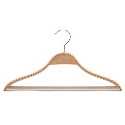 China SHOW Hangers Plywood Laminated Wood Hanger Laminated Hanger for sale