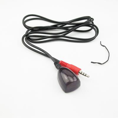 China Molded IR cable with LED light inside and black 3.5mm stereo jack for sale