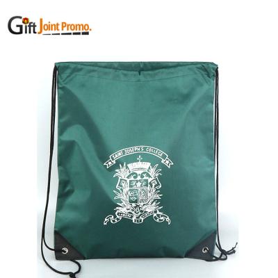 China Drawstring Bag/Backpack Drawstring Nylon Shoe Bags, Cheap Drawstring Gift Bags, Custom Print Silk Drawstring Bag for sale