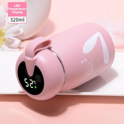 China All Factory Wholesale Custom 304 Stainless Steel Water Bottles Temperature Sensor LED Display Vacuum Water Bottle For Gift for sale