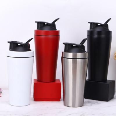 China Free Shipping Promotion Viable Sample Protein Shaker With Stainless Steel Shaker Bottle For Gym for sale