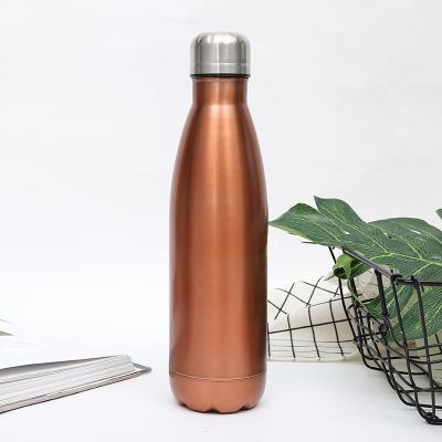 China Stainless Steel Cola Water Bottle 350/500/750ml Vacuum Flasks And Thermoses Sport Thermos Camping for sale