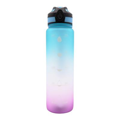 China Amazon Top Selling Sustainable Tritan Frosted Unicorn Drinking Bottle OEM ODM Water Jug Sports Free Sample Water Bottle for sale