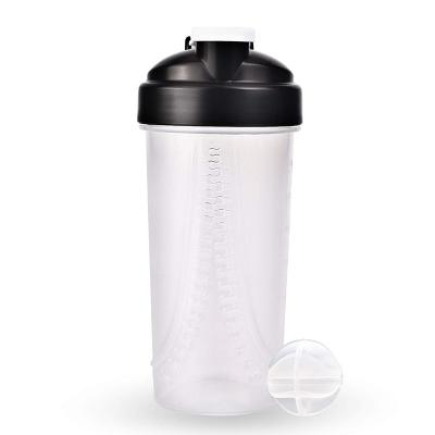 China 28oz White And Black Shaker Cup Water Bottle Viable Flip Top Lid Protein Blender for sale