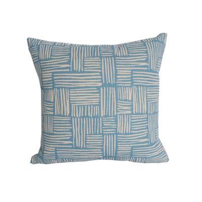 China Viable Custom Design Knitted Printed Polyester Cushion Cover Suitable For Living Room for sale