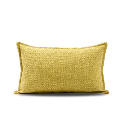 China Size Viable Yellow Rectangular Pillow Customized 30*50cm Living Room Sofa Decoration Pillowcase Sublim Pillow Case Cushion Cover for sale