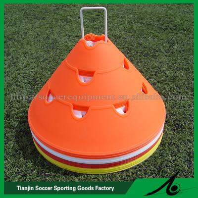 China Football Training Supplies China Supplier High Quality soccer training cones/soccer training cones bag for sale