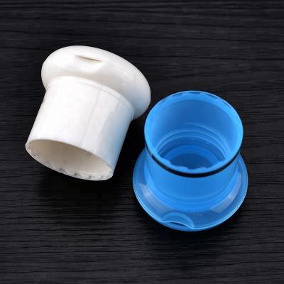 China Non Spill Bulk Press On Mushroom Top Shape Bottle Plastic Flip Cap 24mm Cap for sale