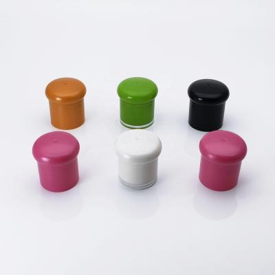 China Non Spill 24/415 Screw Cap Mushroom Shape Cosmetic Capsule Makeup Remover Capsule for sale