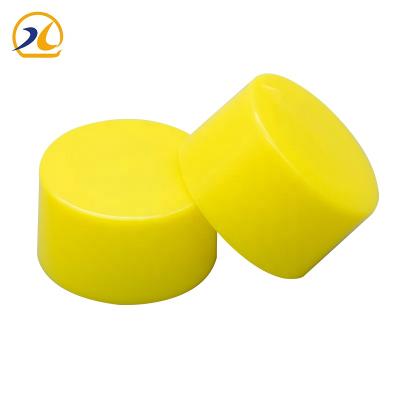 China Non Spill 24mm Olive Oil Capsule Smooth Wall Double Cap Plastic End Caps for sale