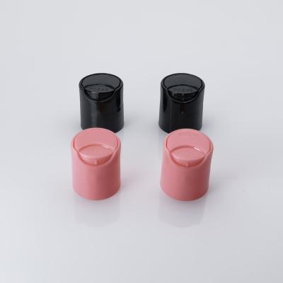 China Non Spill Lids, Caps, Closures 20/410 Cap Bottle Shampoo Gold Disc Cap Shower Gel Bottle 20mm Disc Top Cap for sale