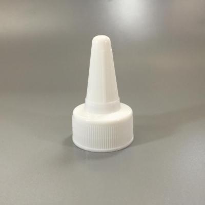 China Non Spill 32/410 Pointed Tip Cap 32mm Long Tip Cap Plastic Nozzle Cap for sale