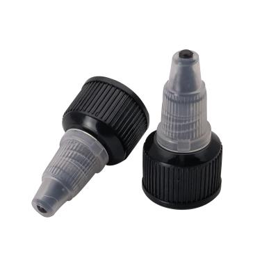 China Non Spill 18 Mm Twist Off Spout Top Lid Disposable Gel Bottles Twist Top Cap for sale