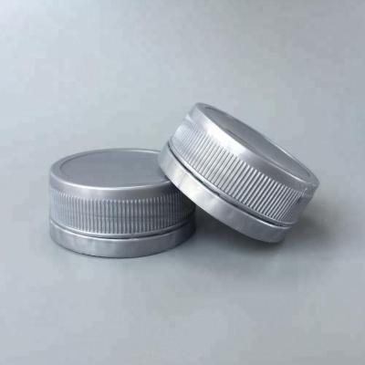 China Non Spill Tamper Evident White Tamper Evident Plastic 42 Mm Oil Caps For Closing DIN 42 Syrup Bottles Glass Bottles for sale