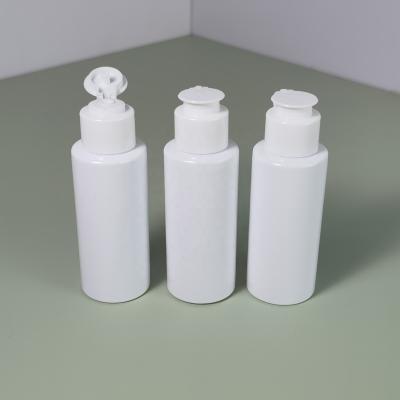 China Cosmetic 50ml Bottle With 24/410 Flip Top Cap Lotion Bottle Hand Cream Bottle for sale