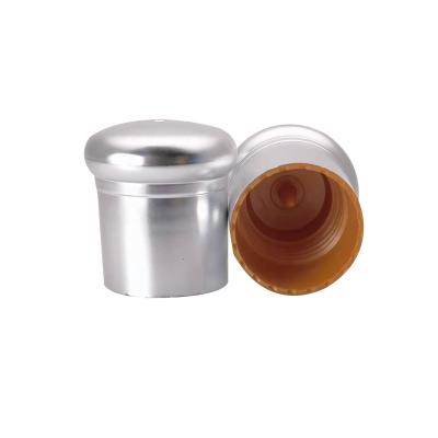 China Non Spill 24 Mm Mushroom Shape Capsule 24 / 415 Plastic Screw Caps For Pet Bottle for sale