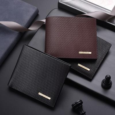 China Waterproof 2022 OEM Customized Wallet Card Holder Slim PU Leather Wallet Wholesale Men's Purse For Men for sale