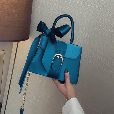 China JOWYAR 2020 Fashion Custom Design Bowknot Top Woman Handbag Leather Tote Bag Handle Tote Bag For Evening Party for sale