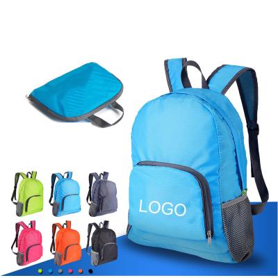 China Fashion JOWYAR Custom Logo Printing Packable Lightweight Foldable Travel Camping Hiking Outdoor Sports Backpack Daypack for sale