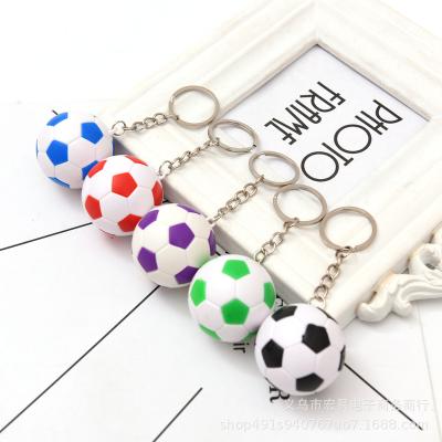 China Wholesale llavero hair decoration 2022 world cup gift key chains chaveiro ring soccer basketball key chain for women bag school bag for sale