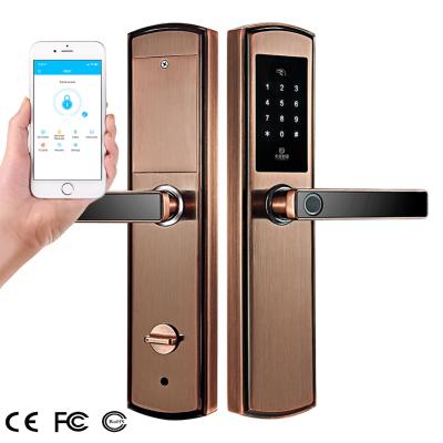 Κίνα High Performance Zinc Alloy Smart Digital APP Anti-peep Code App Remote Control Door Lock Panel Lock προς πώληση